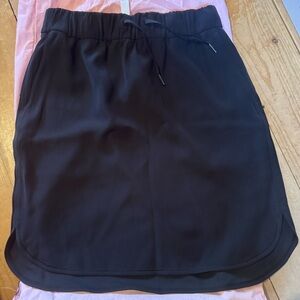 Lululemon Athletica Black Skirt with Drawstring